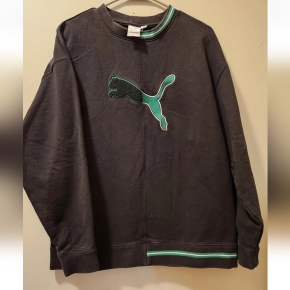 Vintage Puma Men's Black Sweater - Picture 1 of 2